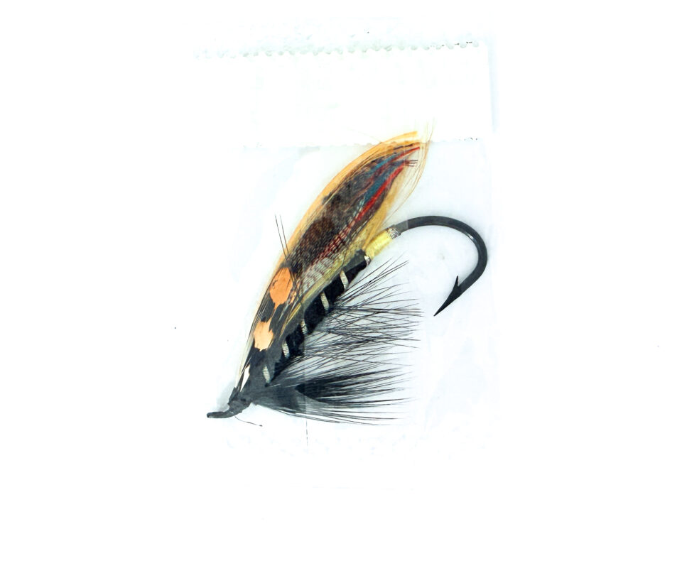 Alternative view of Hardy of Alnwick, Black Dose, Fully Dressed Salmon Fly 3/0 (Unused, In Original Sealed Packet, c.1960s)