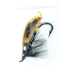 Alternative view of Hardy of Alnwick, Black Dose, Fully Dressed Salmon Fly 3/0 (Unused, In Original Sealed Packet, c.1960s)