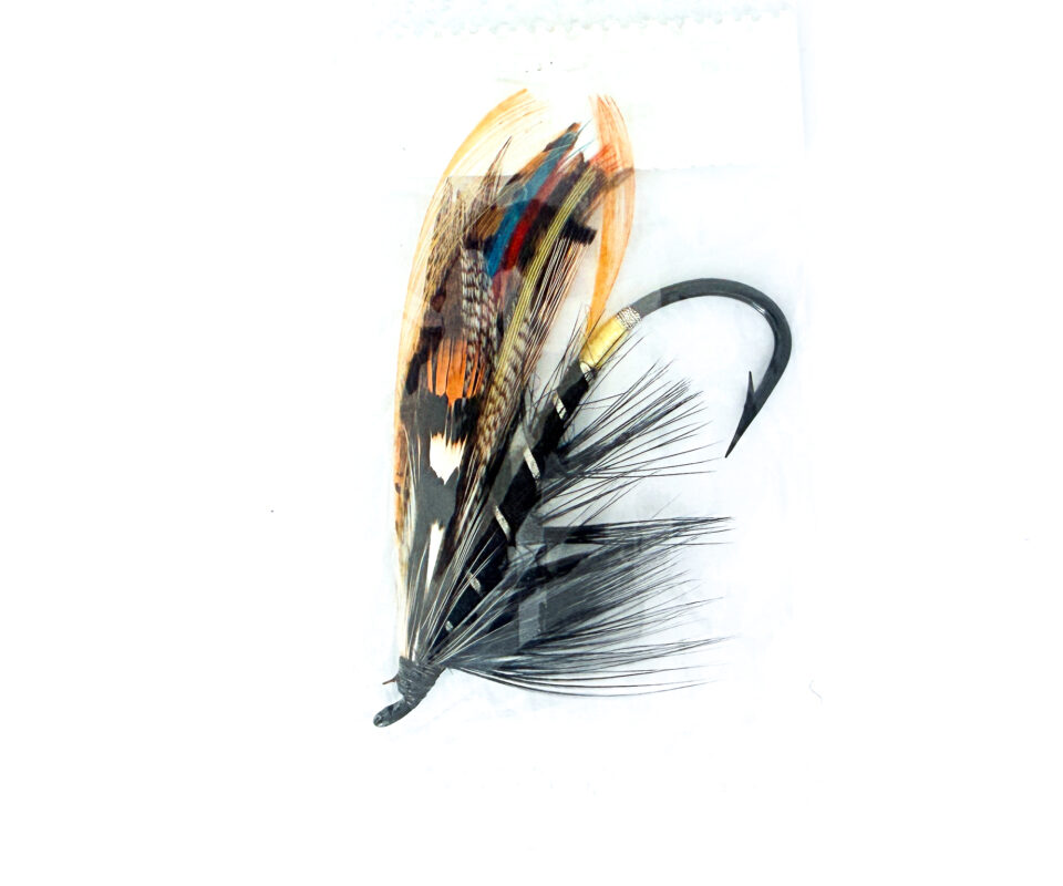 Alternative view of Hardy of Alnwick, Black Dose, Fully Dressed Salmon Fly 5/0 (Unused, In Original Sealed Packet, c.1960s)