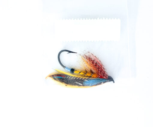 Alternative view of Hardy of Alnwick Childers Fully Dressed Salmon Fly 1/0 (Unused, Original Hardy Tag, c.1960s)