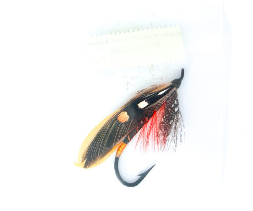 Alternative view of Hardy of Alnwick Morattaja Fully Dressed Salmon Fly 4/0 (Unused, Original Hardy Tag, c.1960s)