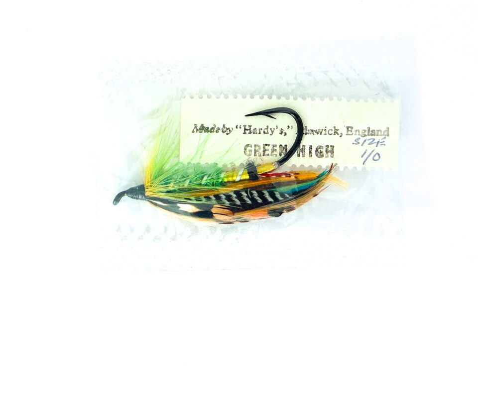 Hardy of Alnwick, Green Highlander, Fully Dressed Salmon Fly 1/0 (Unused, In Original Sealed Packet, c.1960s)
