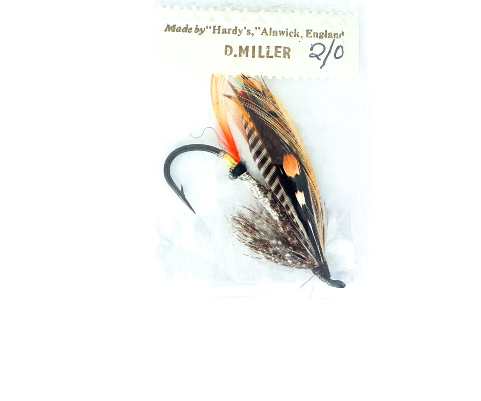 Hardy of Alnwick, Dusty Miller, Fully Dressed Salmon Fly 2/0 (Unused, In Original Sealed Packet, c.1960s)
