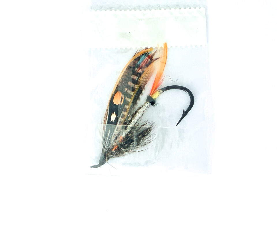 Alternative view of Hardy of Alnwick, Dusty Miller, Fully Dressed Salmon Fly 2/0 (Unused, In Original Sealed Packet, c.1960s)