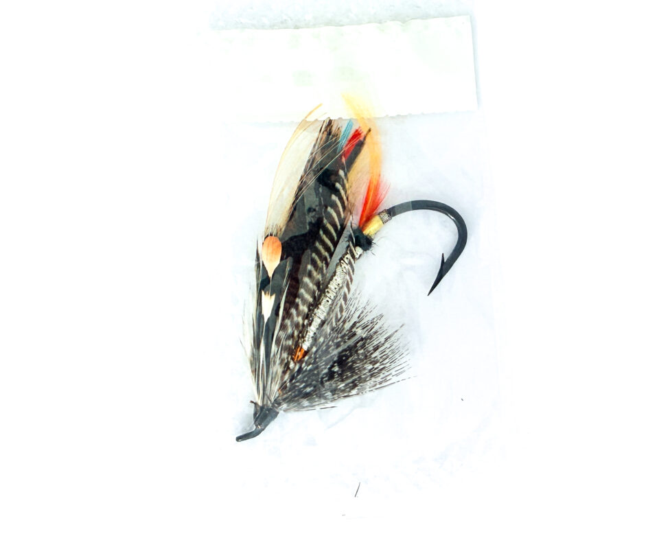 Alternative view of Hardy of Alnwick, Dusty Miller, Fully Dressed Salmon Fly 3/0 (Unused, In Original Sealed Packet, c.1960s)