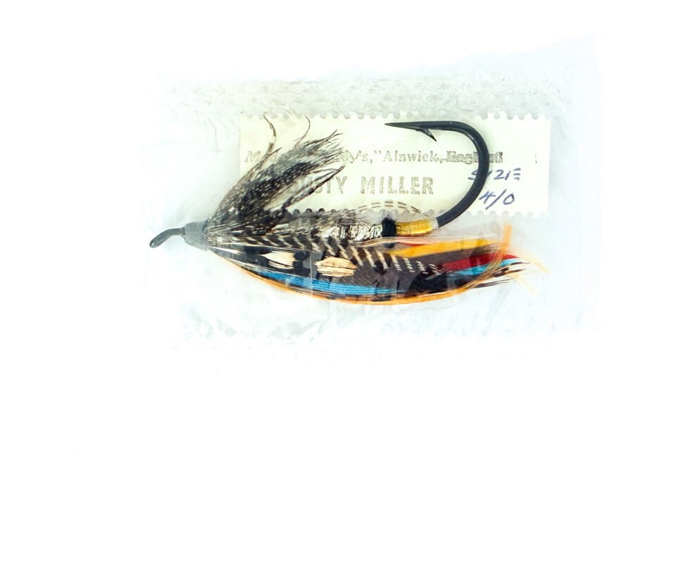 Hardy of Alnwick, Dusty Miller, Fully Dressed Salmon Fly 4/0 (Unused, In Original Sealed Packet, c.1960s)