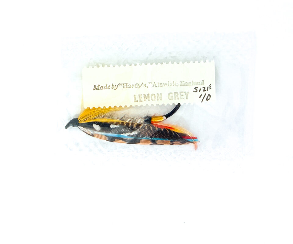 Hardy of Alnwick, Lemon Grey, Fully Dressed Salmon Fly 1/0 (Unused, In Original Sealed Packet, c.1960s)