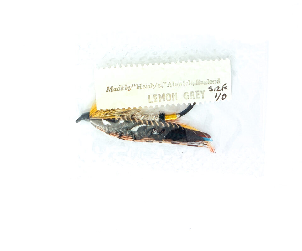 Hardy of Alnwick, Lemon Grey, Fully Dressed Salmon Fly 1/0 (Unused, In Original Sealed Packet, c.1960s)