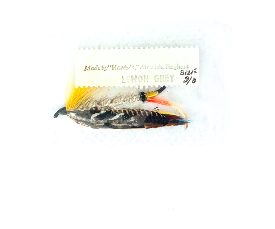 Hardy of Alnwick, Lemon Grey, Fully Dressed Salmon Fly 2/0 (Unused, In Original Sealed Packet, c.1960s)