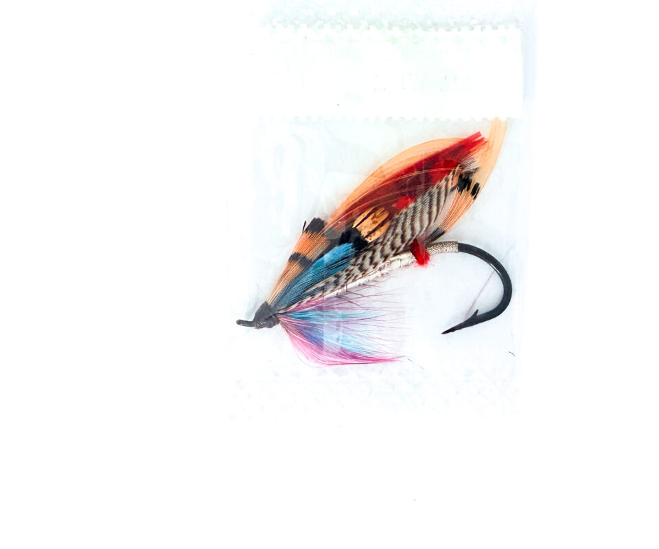 Alternative view of Hardy of Alnwick, Silver Wilkinson, Fully Dressed Salmon Fly 1/0 (Unused, In Original Sealed Packet, c.1960s)