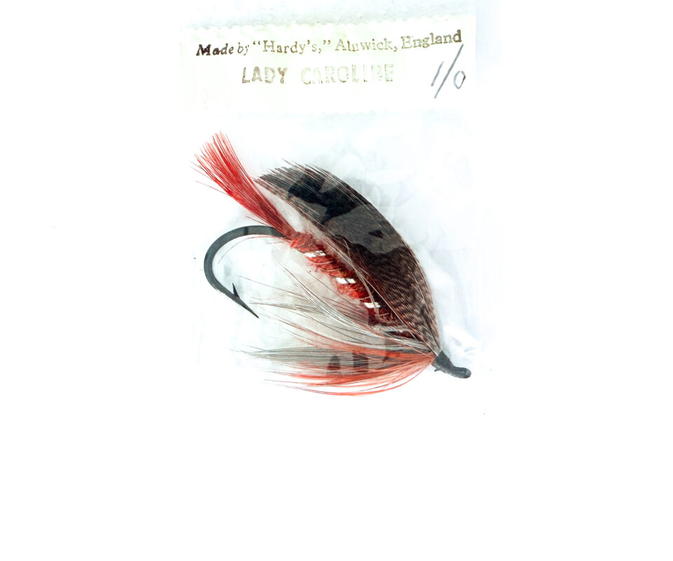 Hardy of Alnwick, Lady Caroline, Fully Dressed Salmon Fly 1/0 (Unused, In Original Sealed Packet, c.1960s)