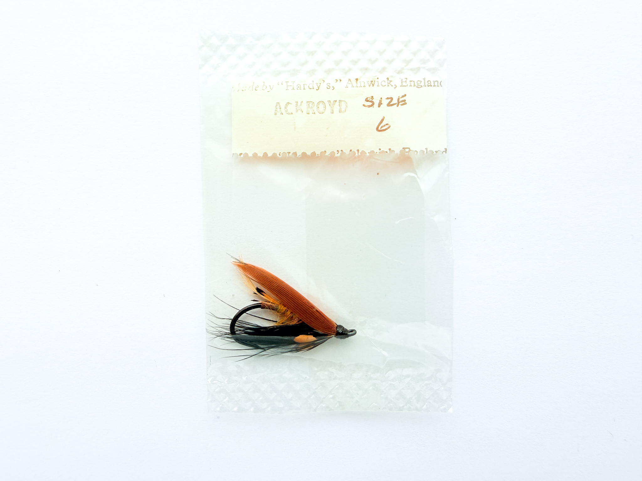 Hardy of Alnwick, Ackroyd, Fully Dressed Salmon Fly 6 (Unused, c.1960s)