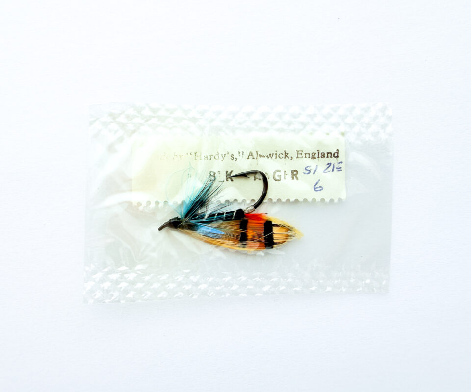 Hardy of Alnwick, Black Ranger, Fully Dressed Salmon Fly 6 (Unused, c.1960s)