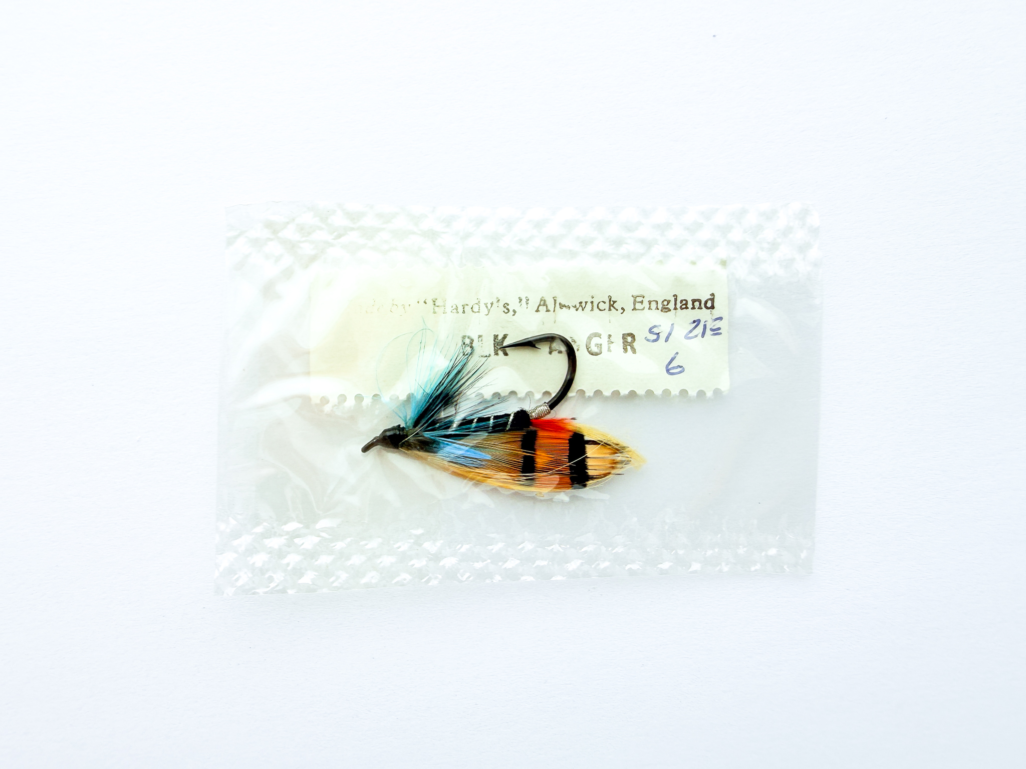Hardy of Alnwick, Black Ranger, Fully Dressed Salmon Fly 6 (Unused, c.1960s)