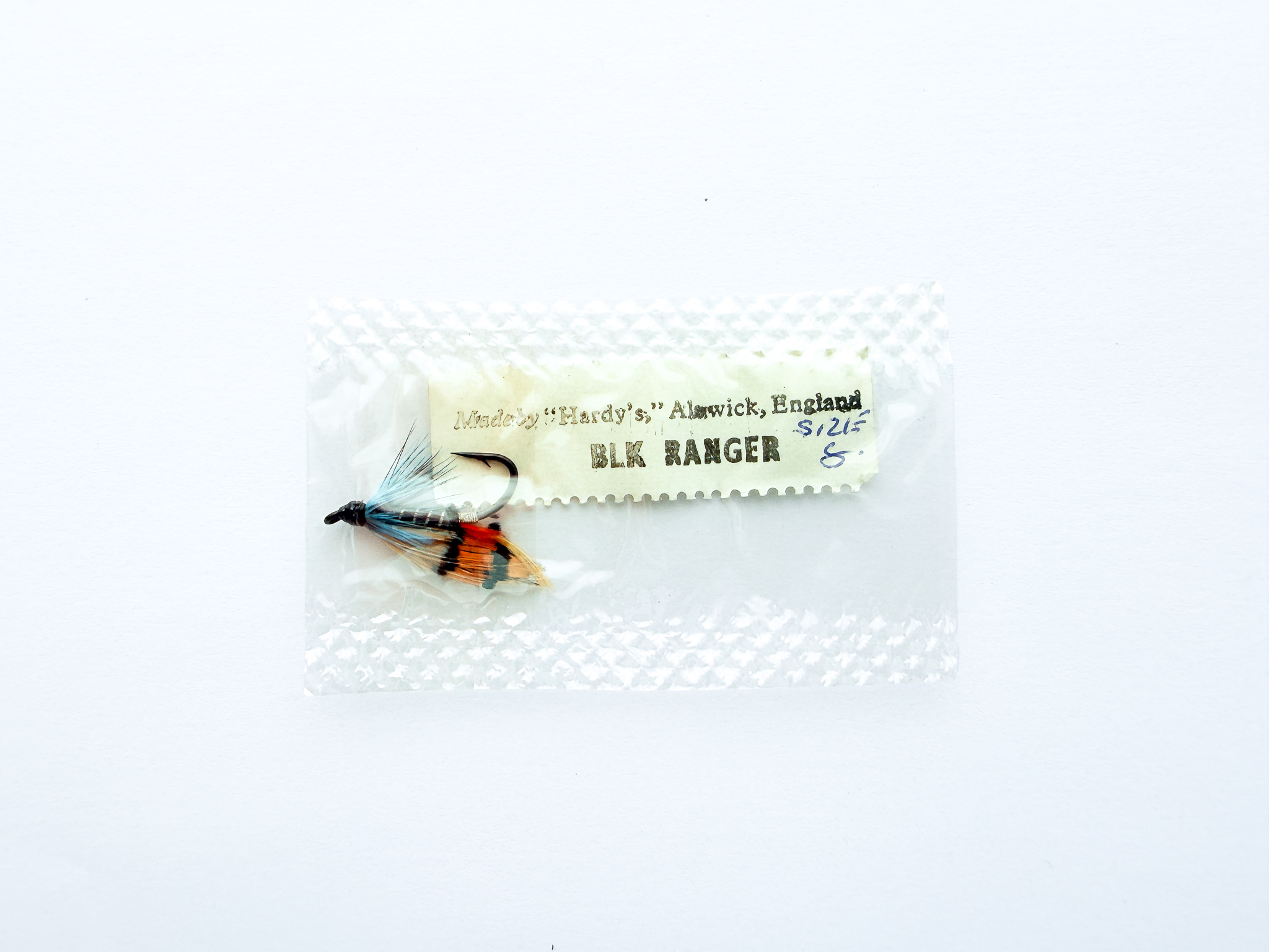 Hardy of Alnwick, Black Ranger, Fully Dressed Salmon Fly 8 (Unused, c.1960s)