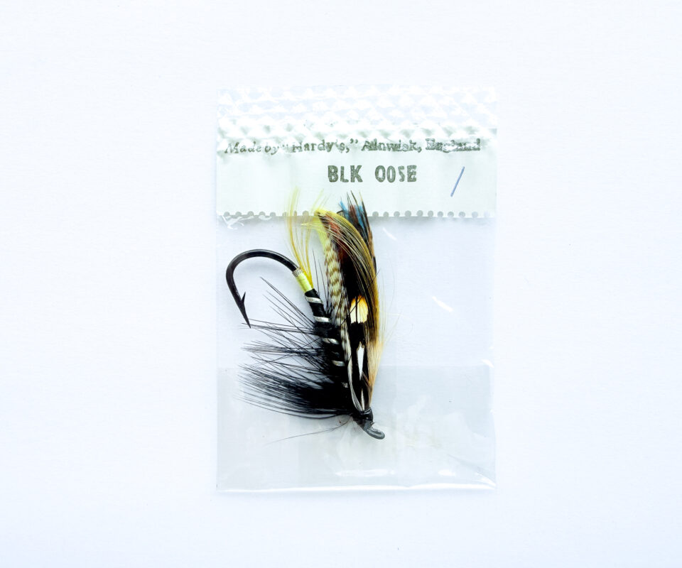 Hardy of Alnwick, Black Dose, Fully Dressed Salmon Fly 1 (Unused, c.1960s)
