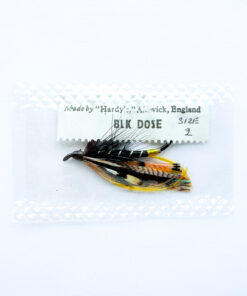 Hardy of Alnwick, Black Dose, Fully Dressed Salmon Fly 2 (Unused, c.1960s)