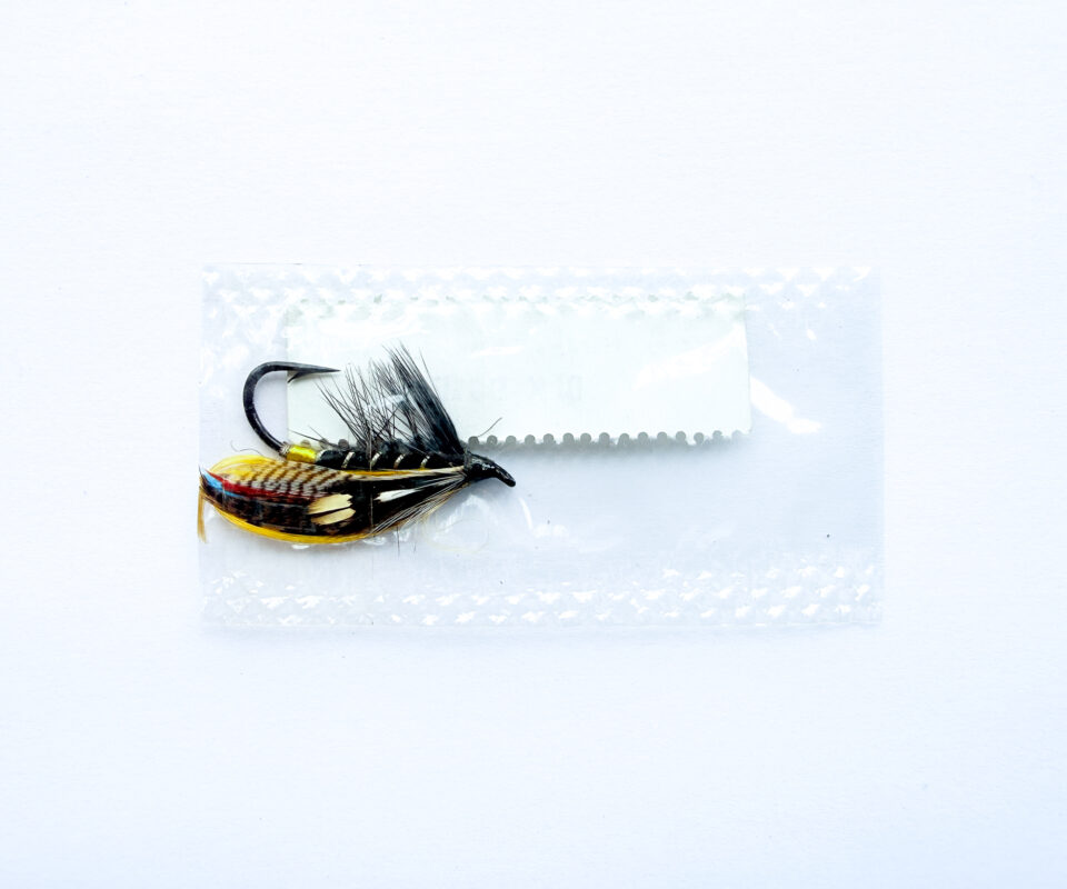Alternative view of Hardy of Alnwick, Black Dose, Fully Dressed Salmon Fly 4 (Unused, c.1960s)