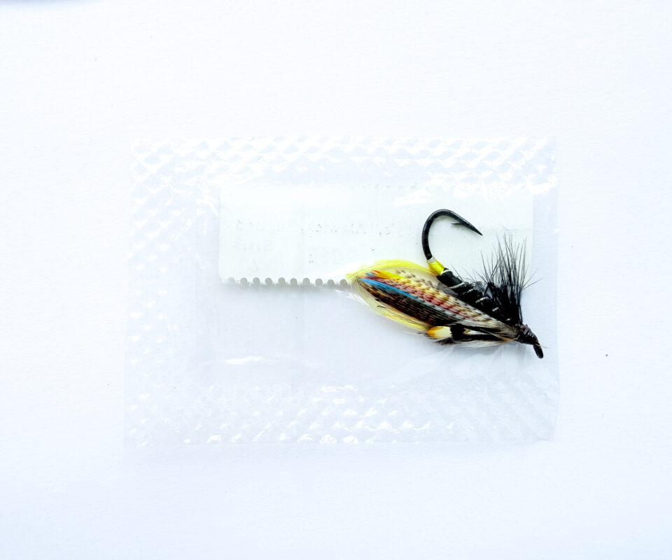 Alternative view of Hardy of Alnwick, Black Dose, Fully Dressed Salmon Fly 6 (Unused, c.1960s)