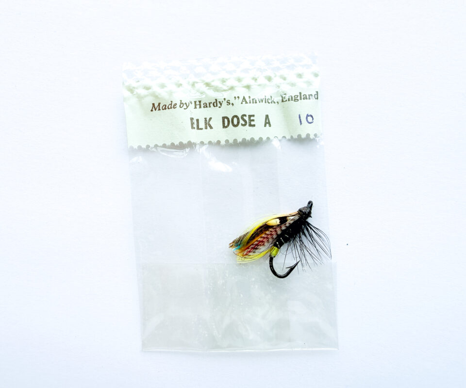 Hardy of Alnwick, Black Dose, Fully Dressed Salmon Fly 10 (Unused, c.1960s)