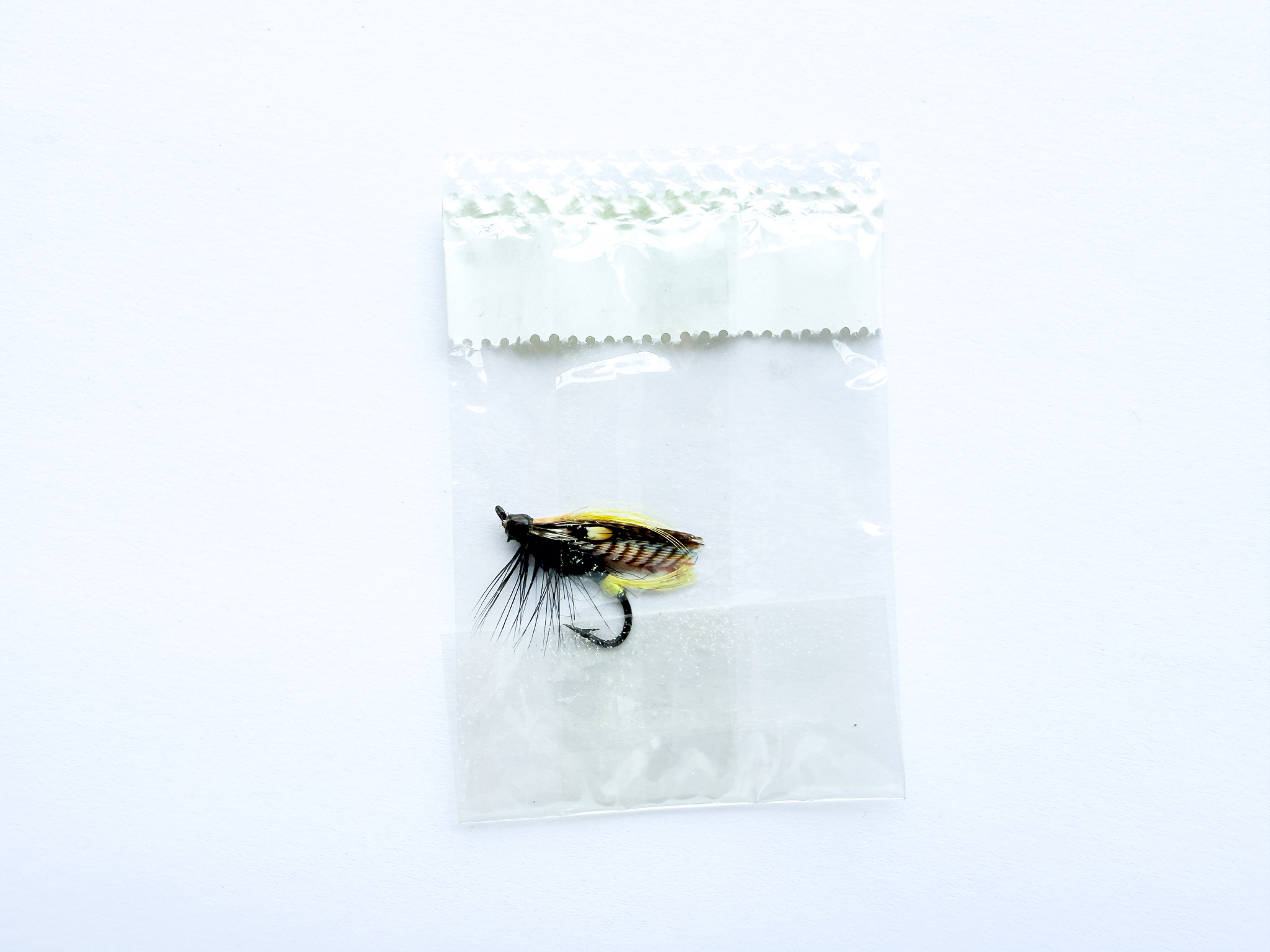Hardy of Alnwick, Black Dose, Fully Dressed Salmon Fly 10 (Unused, c.1960s) - Image 2