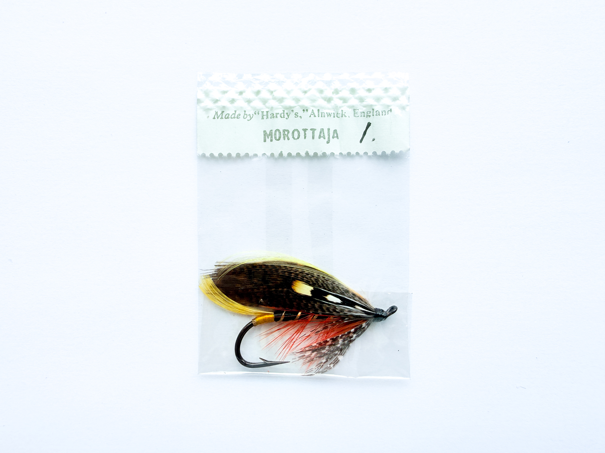 Hardy of Alnwick, Morattaja, Fully Dressed Salmon Fly 1 (Unused, c.1960s)