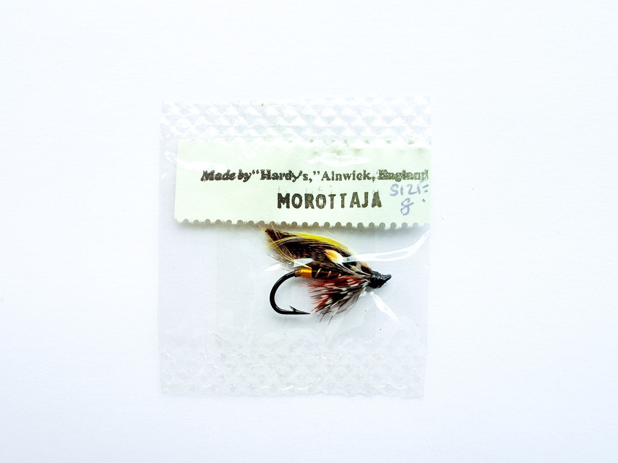 Hardy of Alnwick, Morattaja, Fully Dressed Salmon Fly 8 (Unused, c.1960s)