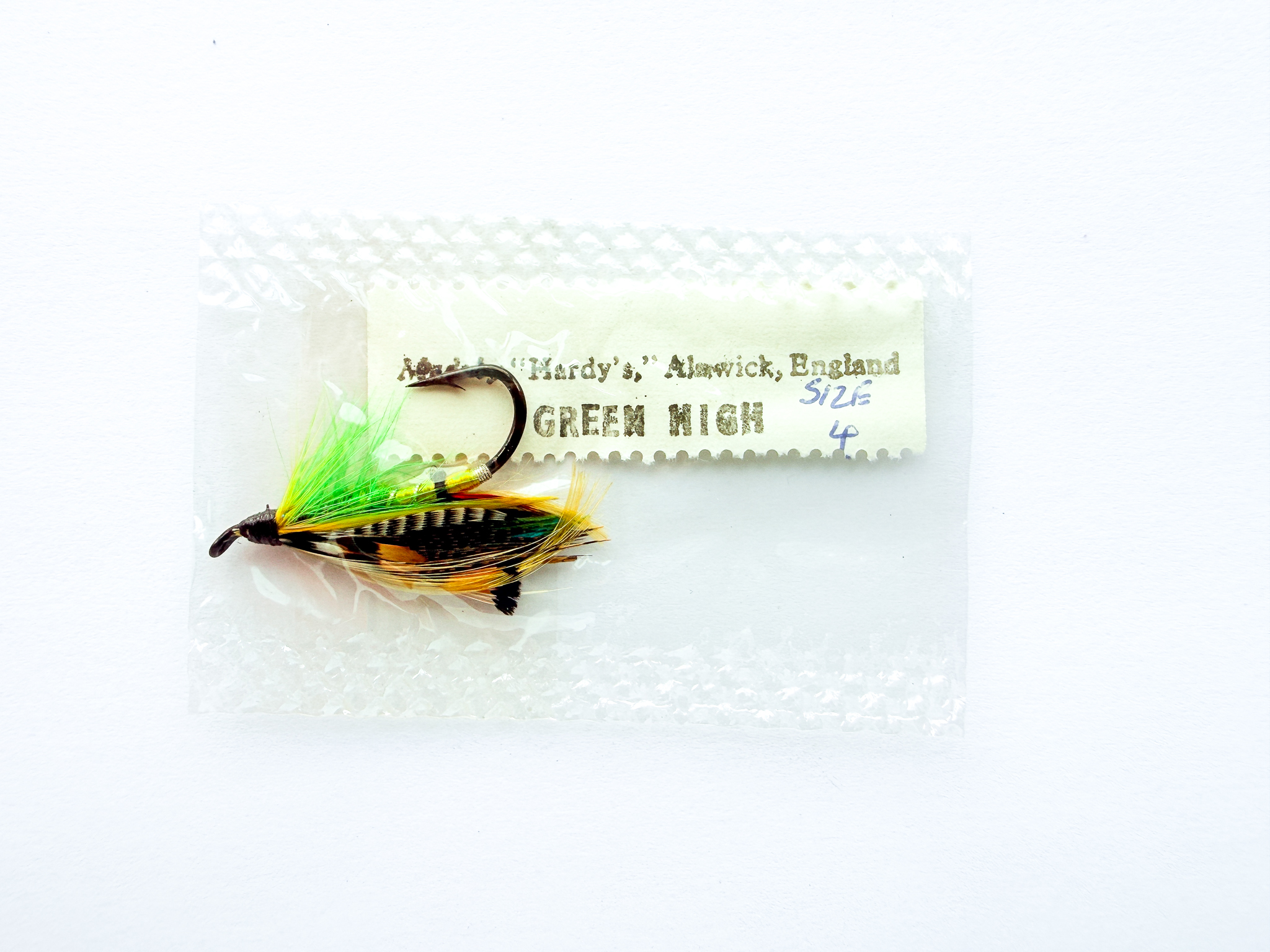 Hardy of Alnwick, Green Highlander, Fully Dressed Salmon Fly 4 (Unused, c.1960s)