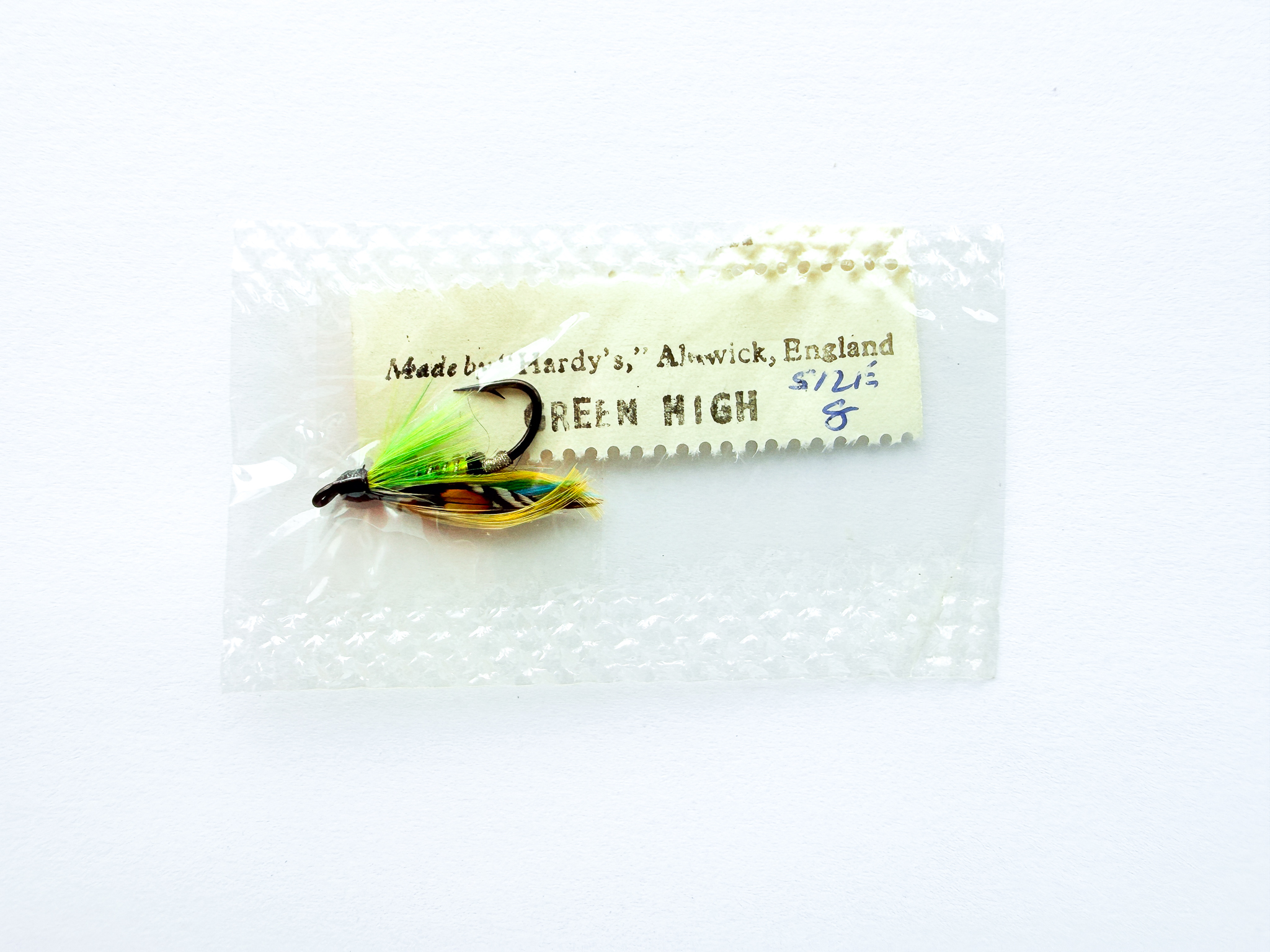 Hardy of Alnwick, Green Highlander, Fully Dressed Salmon Fly 8 (Unused, c.1960s)