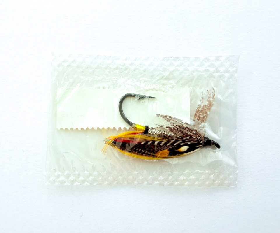 Alternative view of Hardy of Alnwick, Dusty Miller, Fully Dressed Salmon Fly 1 (Unused, c.1960s)