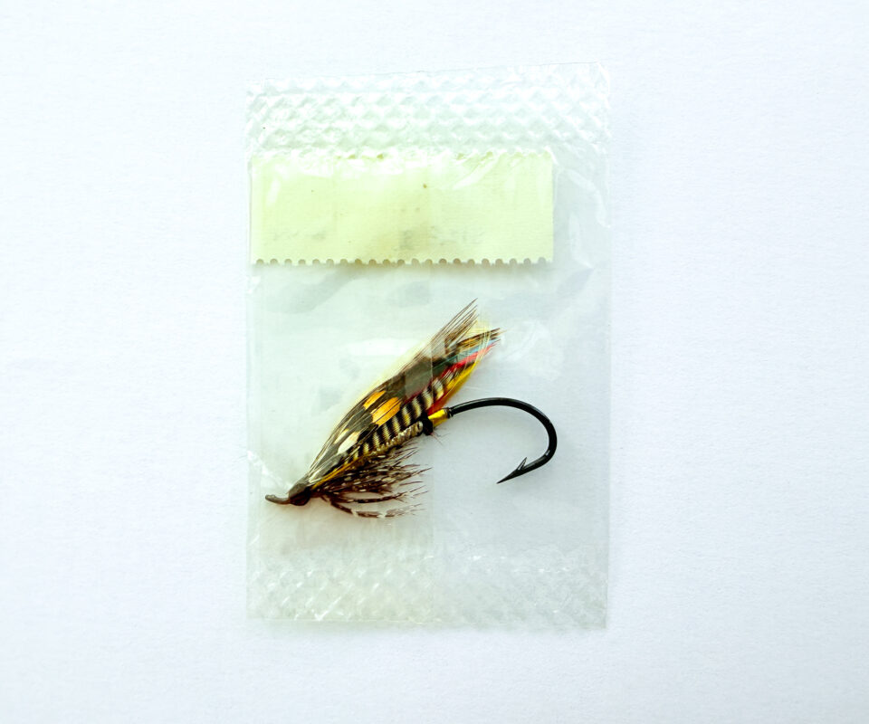 Alternative view of Hardy of Alnwick, Dusty Miller (LW), Fully Dressed Salmon Fly 2 (Unused, c.1960s)