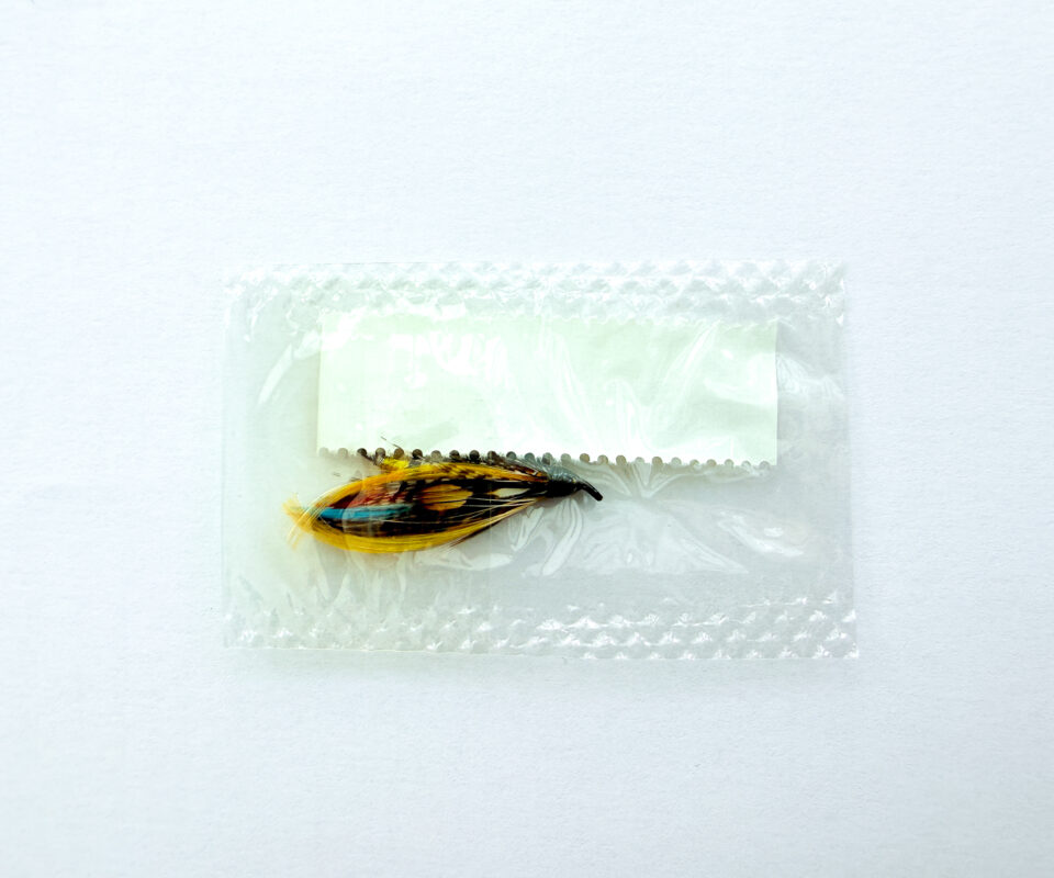 Alternative view of Hardy of Alnwick, Dusty Miller, Fully Dressed Salmon Fly 4 (Unused, c.1960s)