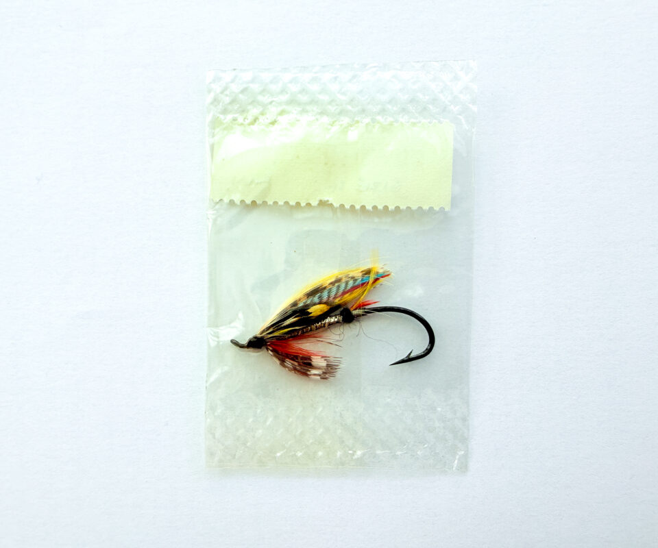 Alternative view of Hardy of Alnwick, Dusty Miller (LW), Fully Dressed Salmon Fly 4 (Unused, c.1960s)