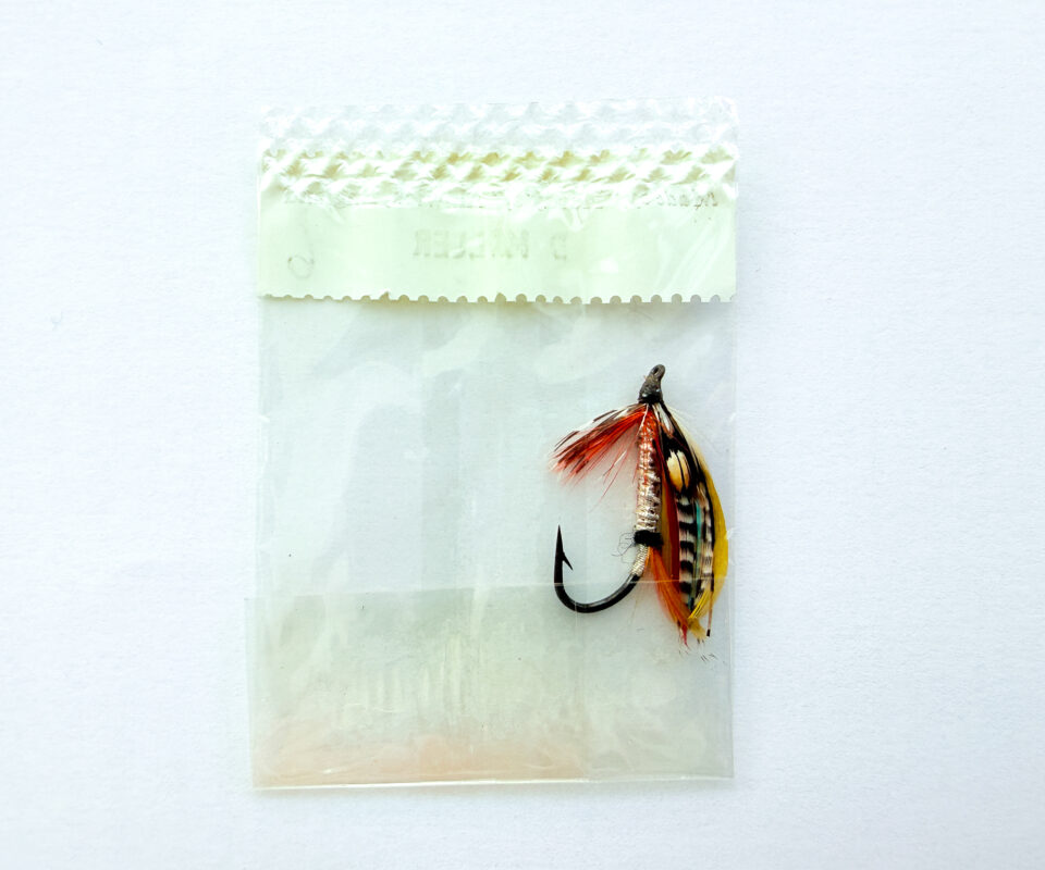 Alternative view of Hardy of Alnwick, Dusty Miller, Fully Dressed Salmon Fly 6 (Unused, c.1960s)