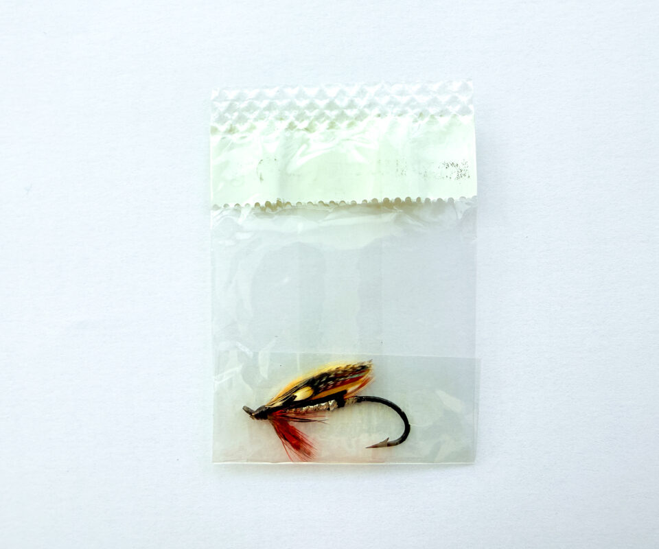 Alternative view of Hardy of Alnwick, Dusty Miller (LW), Fully Dressed Salmon Fly 6 (Unused, c.1960s)