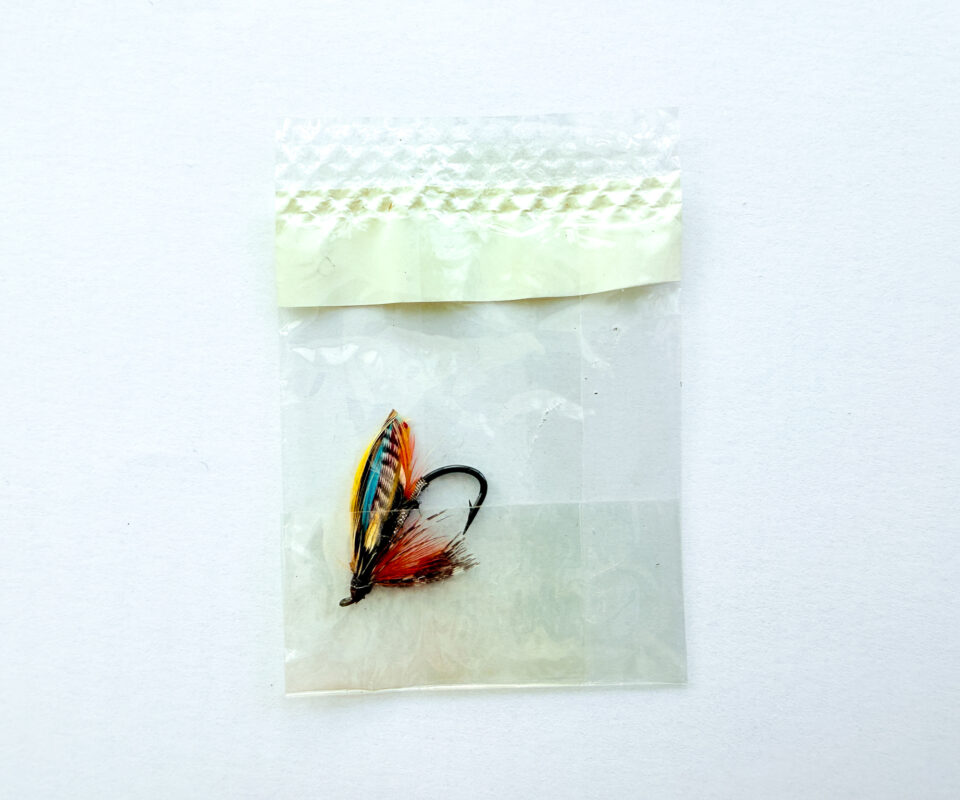 Alternative view of Hardy of Alnwick, Dusty Miller, Fully Dressed Salmon Fly 8 (Unused, c.1960s)