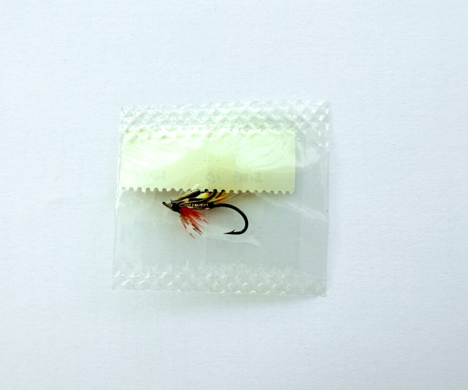 Alternative view of Hardy of Alnwick, Dusty Miller (LW), Fully Dressed Salmon Fly 10 (Unused, c.1960s)