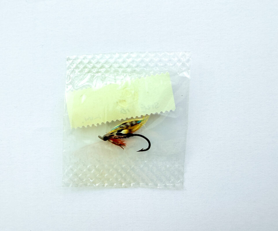 Alternative view of Hardy of Alnwick, Dusty Miller (LW), Fully Dressed Salmon Fly 10 (Unused, c.1960s)