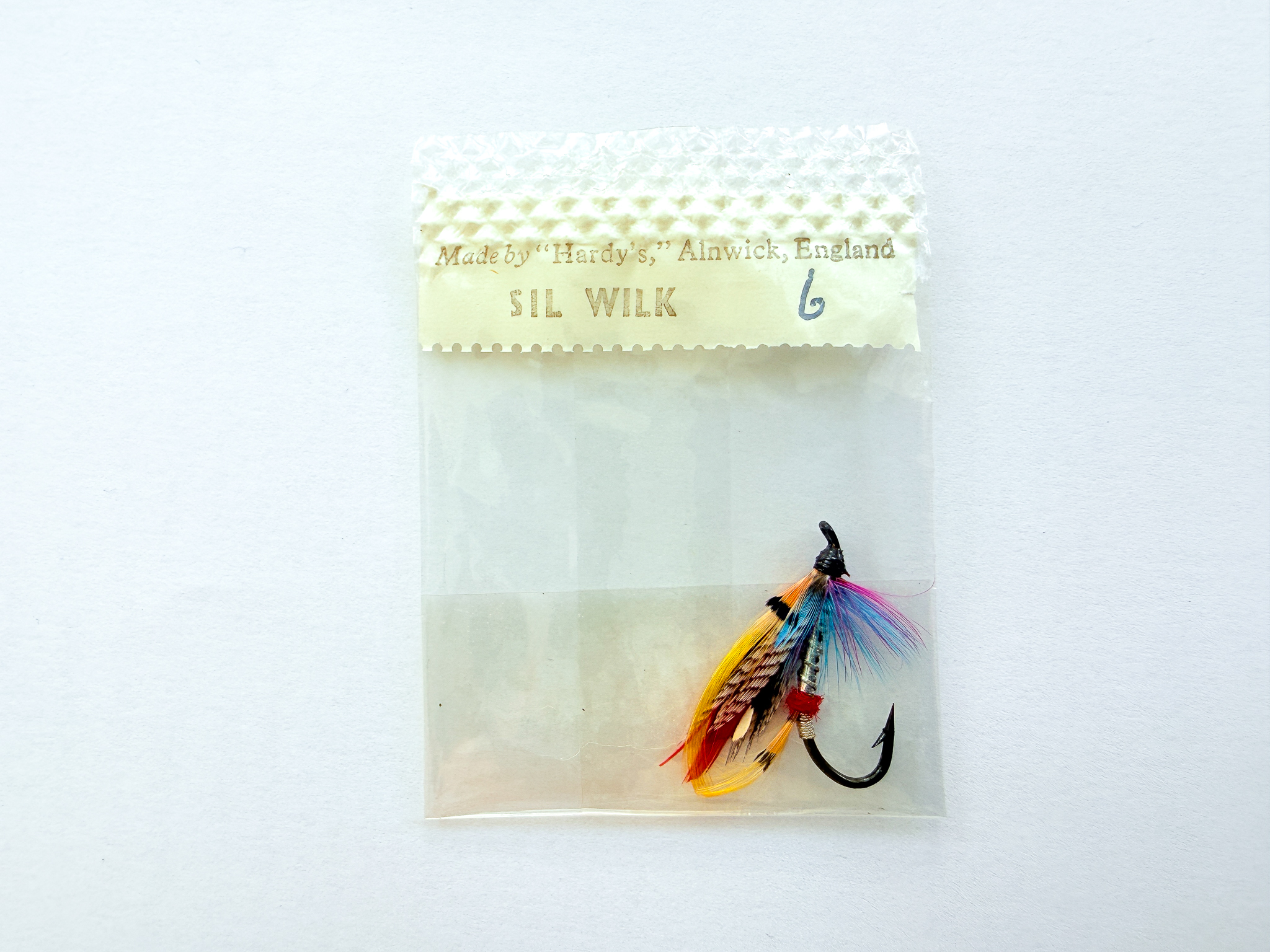 Hardy of Alnwick, Silver Wilkinson, Fully Dressed Salmon Fly 6 (Unused, c.1960s)