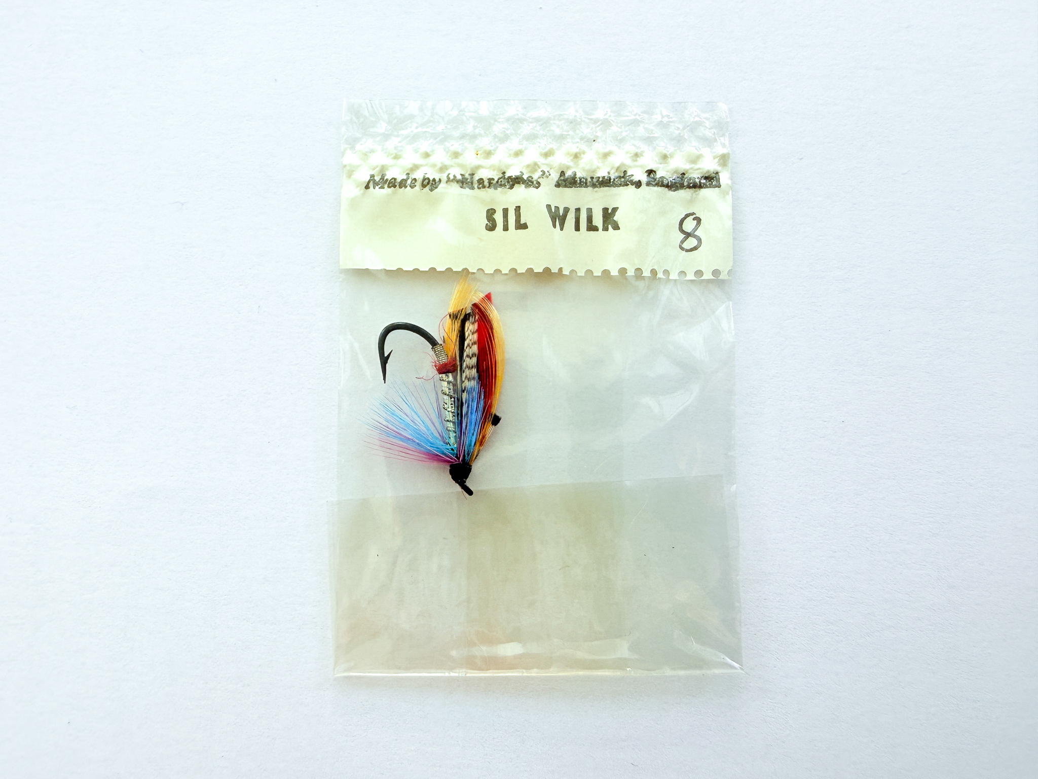 Hardy of Alnwick, Silver Wilkinson, Fully Dressed Salmon Fly 8 (Unused, c.1960s)