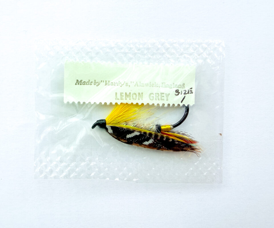 Hardy of Alnwick, Lemon Grey, Fully Dressed Salmon Fly 1 (Unused, c.1960s)