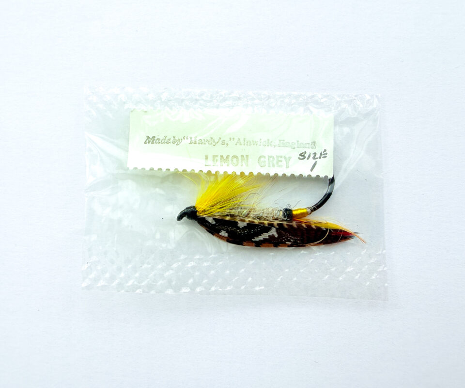 Hardy of Alnwick, Lemon Grey, Fully Dressed Salmon Fly 1 (Unused, c.1960s)