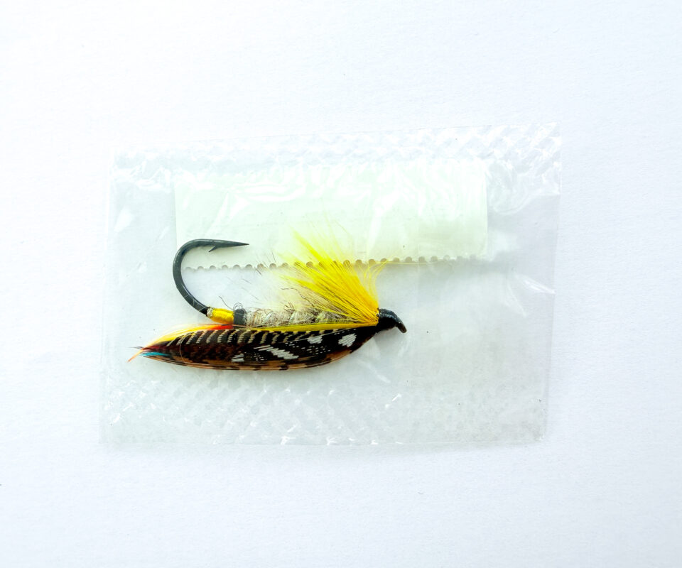 Alternative view of Hardy of Alnwick, Lemon Grey, Fully Dressed Salmon Fly 1 (Unused, c.1960s)