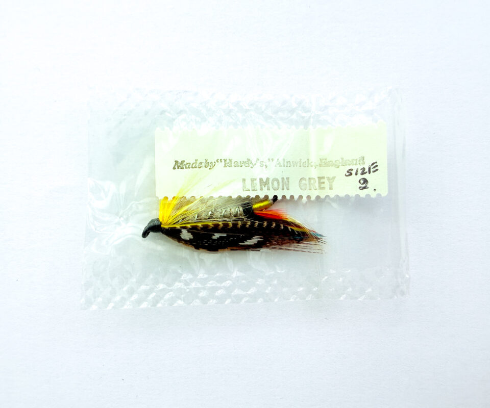Hardy of Alnwick, Lemon Grey, Fully Dressed Salmon Fly 2 (Unused, c.1960s)