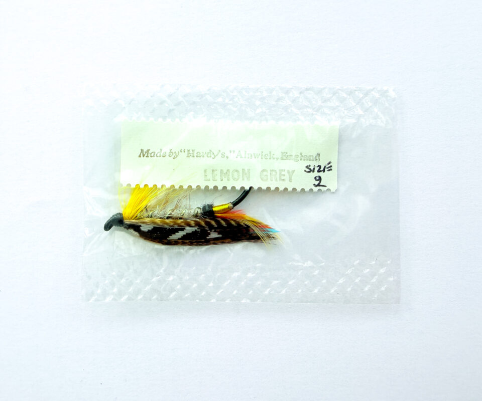 Hardy of Alnwick, Lemon Grey, Fully Dressed Salmon Fly 2 (Unused, c.1960s)