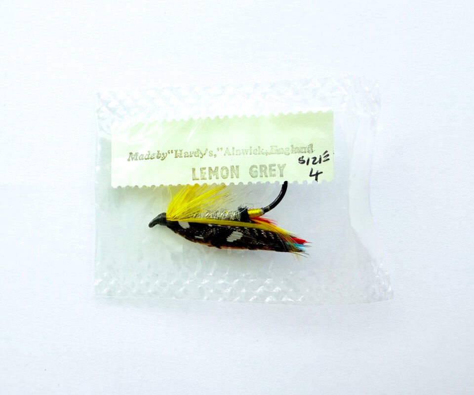 Hardy of Alnwick, Lemon Grey, Fully Dressed Salmon Fly 4 (Unused, c.1960s)