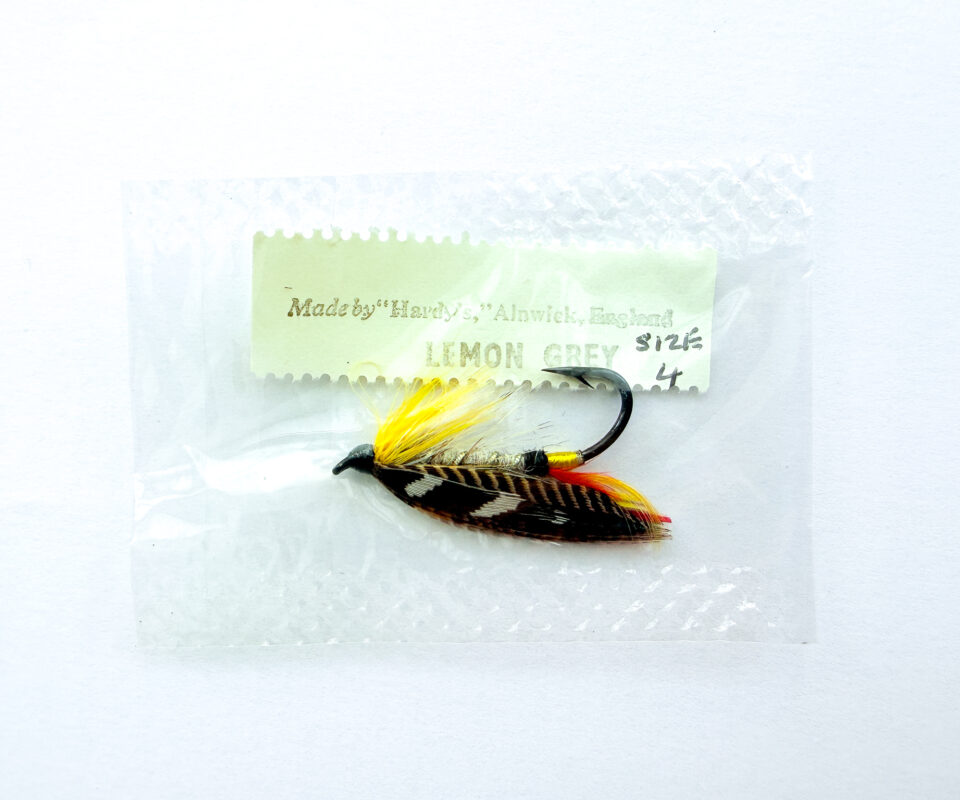 Hardy of Alnwick, Lemon Grey, Fully Dressed Salmon Fly 4 (Unused, c.1960s)