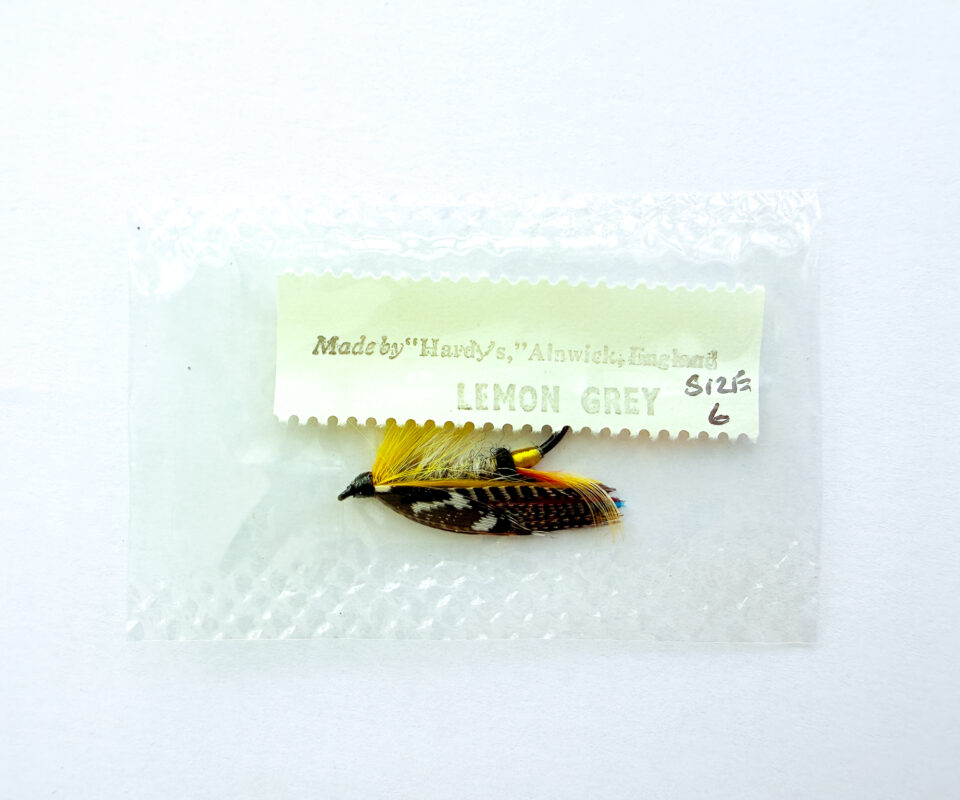 Hardy of Alnwick, Lemon Grey, Fully Dressed Salmon Fly 6 (Unused, c.1960s)