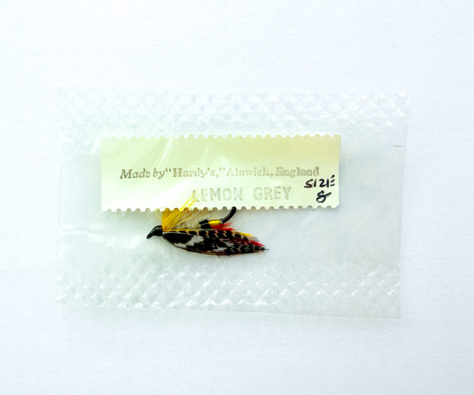 Hardy of Alnwick, Lemon Grey, Fully Dressed Salmon Fly 8 (Unused, c.1960s)