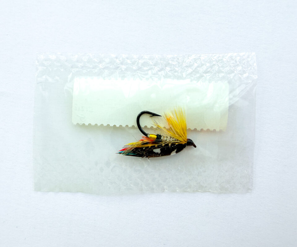 Alternative view of Hardy of Alnwick, Lemon Grey, Fully Dressed Salmon Fly 8 (Unused, c.1960s)